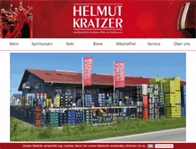 Tablet Screenshot of getraenke-kratzer.de